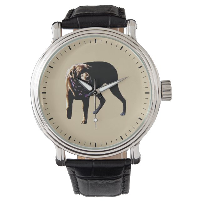 Choklad Lab Armbandsur (Framsida)