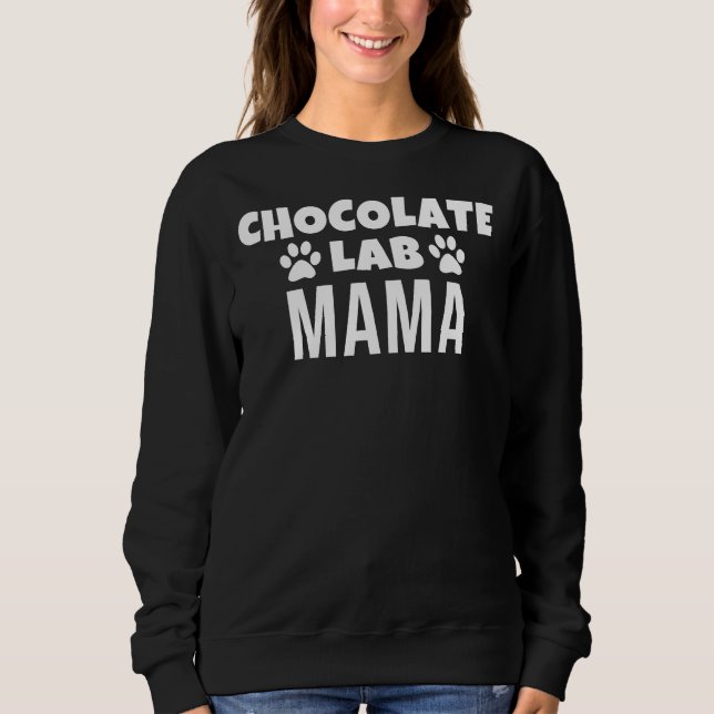 Choklad Lab-Mamma T Shirt (Framsida)