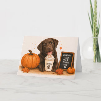 Choklad Lab Pumpkin Spice Kort