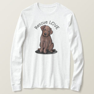 Choklad Lab Valp T-Shirt
