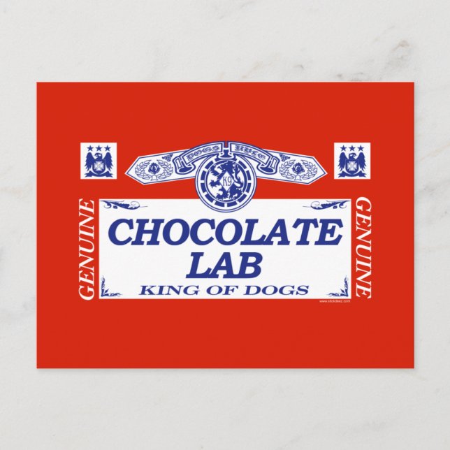 Choklad Lab Vykort (Framsida)