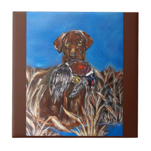 CHOKLAD LABRADOR KAKELPLATTA
