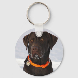 Choklad Labrador Keychain Nyckelring