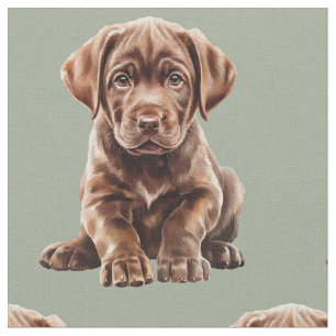 Choklad Labrador Retriever Hund  Tyg