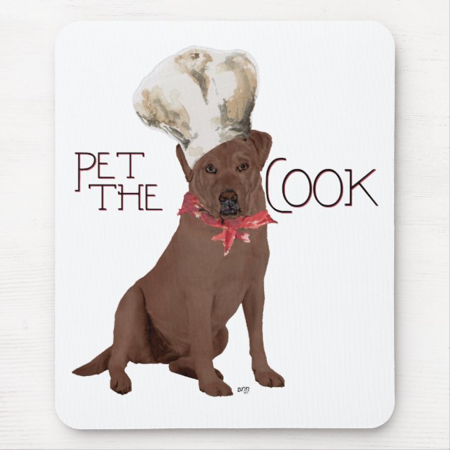 Choklad Labrador Retriever Kock Musmatta (Framsidan)