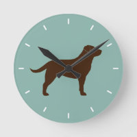 Choklad Labrador Retriever Silhuett