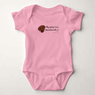 choklad labrador t shirt