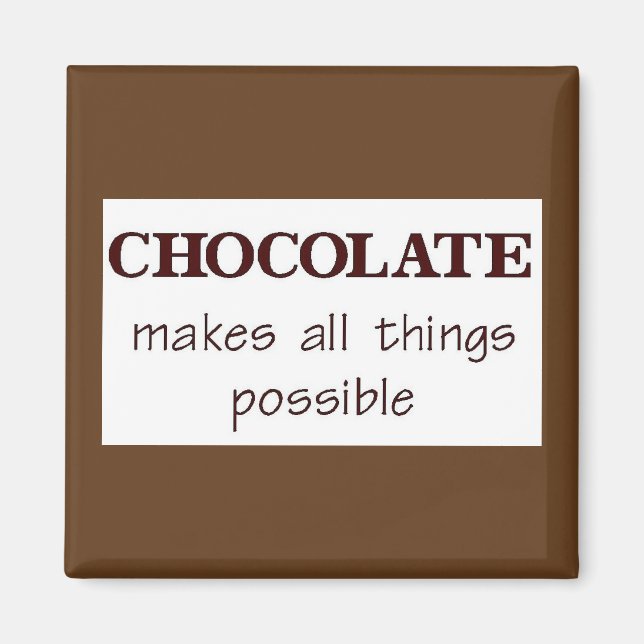 Choklad Magnet (Framsidan)