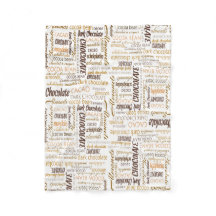 Choklad, mandelar och mörkt chokladordmoln