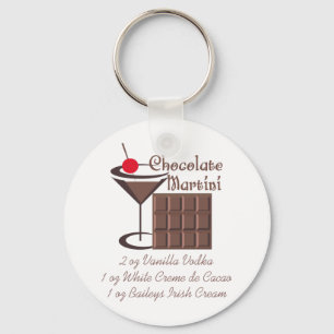 Choklad Martini Nyckelring