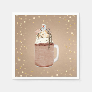 Choklad Masonburk Milkshake Julfest Pappersservett