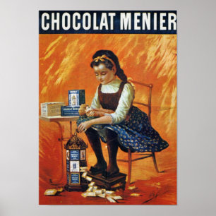 Choklad Menier Poster