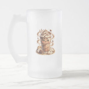 Choklad Milkshake Kawaii Frostad Glas Mugg