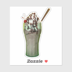 Choklad Milkshake Klistermärken