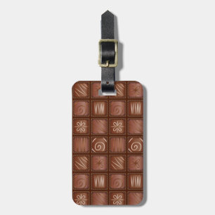 Choklad Mönster Bagagebricka