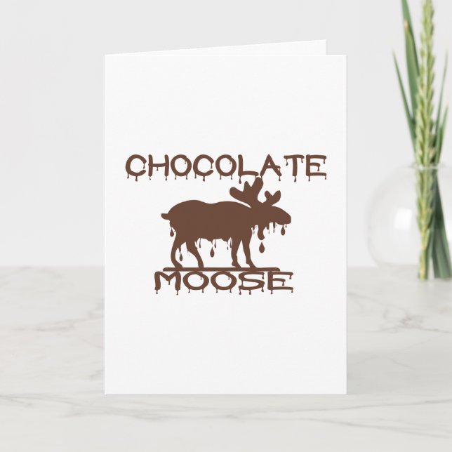 Choklad Moose Kort (Framsida)