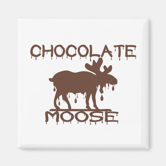 Choklad Moose Magnet (Framsidan)