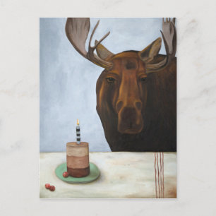 Choklad Moose Vykort