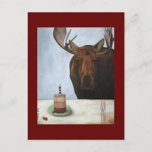 Choklad Moose Vykort
