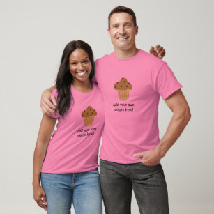 Choklad Muffin: Anpassade Slogan T Shirt