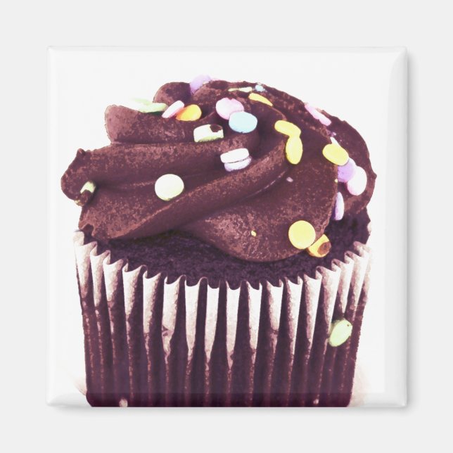 Choklad muffins magnet (Framsidan)