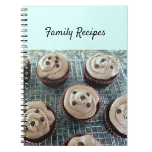 Choklad-Muffinsar för familjerecept Anteckningsbok