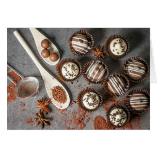 Choklad-muffinsar Hälsningskort