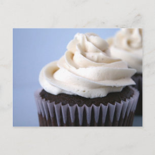 Choklad-Muffinsar Vanilla Frosting Vykort