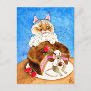 Choklad muskummel vykort