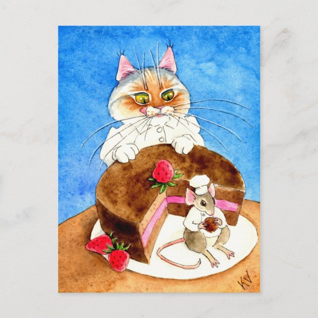 Choklad muskummel vykort (Framsida)