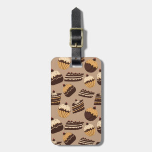 Choklad- och bakelsemönster 3 bagagebricka