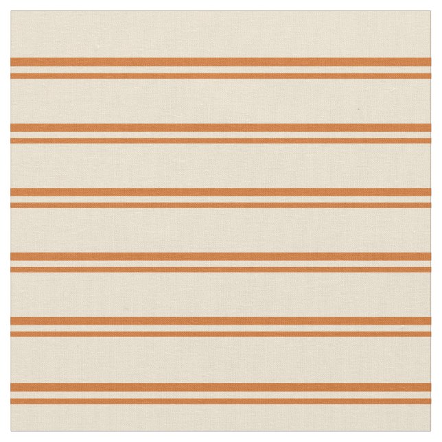 Choklad och Beige Mönster Tyg (Närbild)