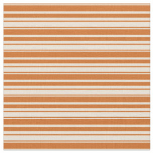 Choklad och Bisque Stripe Mönster Tyg