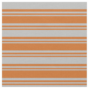 Choklad och Grått-Färgad, stripe/lind Mönster Tyg