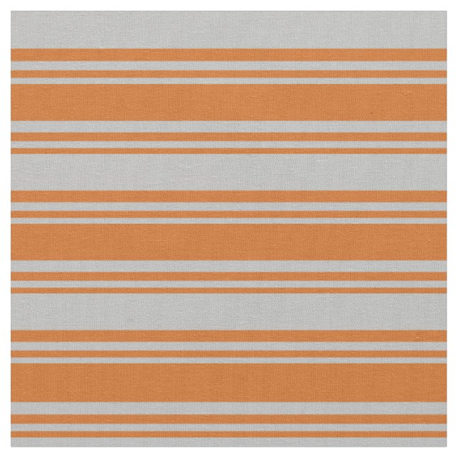 Choklad och Grått-Färgad, stripe/lind Mönster Tyg (Närbild)