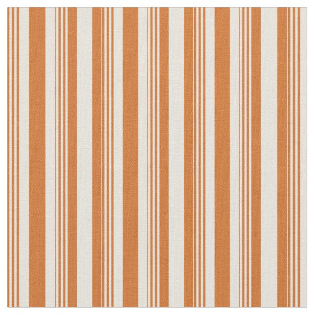 Choklad och iger-Färgad, lind/stripe Mönster Tyg (Närbild)