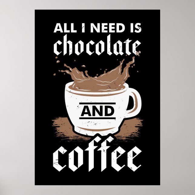 Choklad och kaffe av kaffe, Älskare Poster (Framsidan)