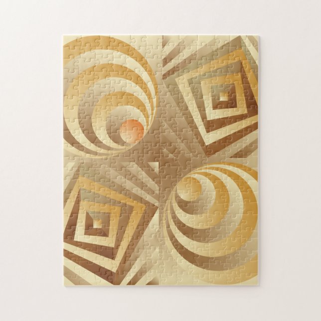 Choklad och sockerkulör pussel (Vertikal)