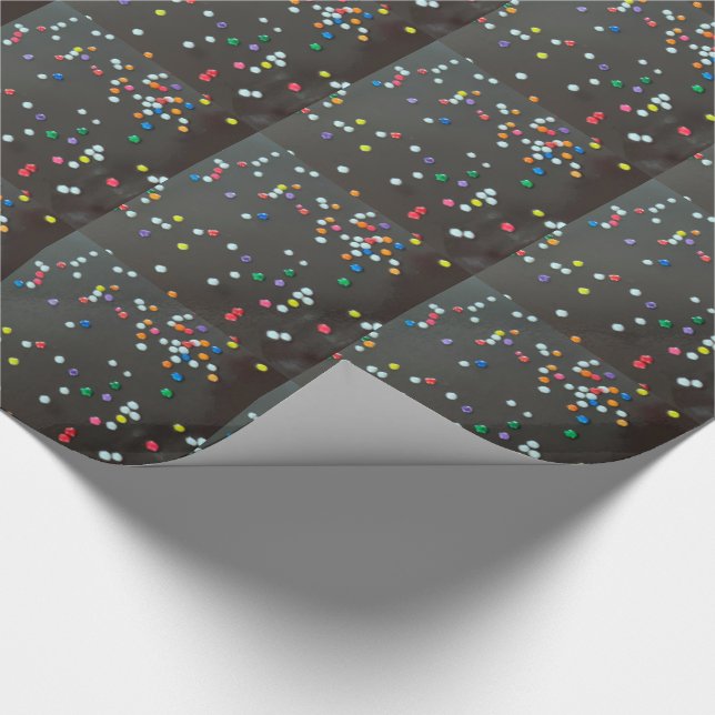 Choklad och strössel presentpapper (Hörn)