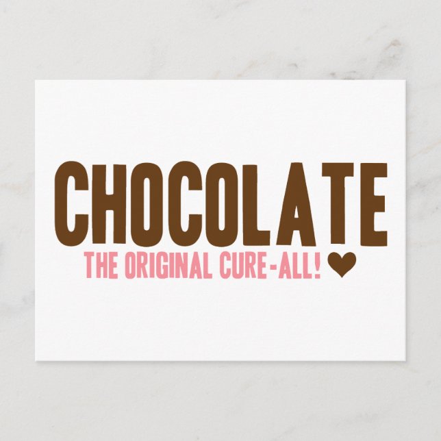 Choklad - Original Cure-All Vykort (Framsida)