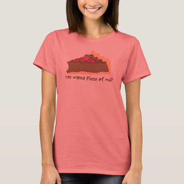 Choklad paj - vill du ha biet av mig? t shirt (Framsida)