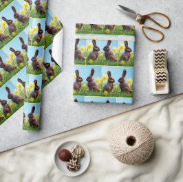 Choklad-Påskhare Presentpapper