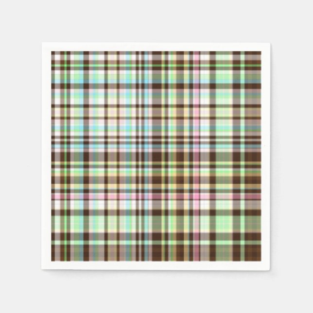 Choklad Pastels Play 1-PAPPER NAPKINS Pappersservett (Framsidan)