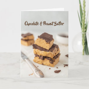 Choklad & peanut Butter, Go Hand in Hand Kort