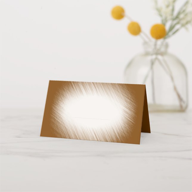 Choklad Place Card Placeringskort (Framsida)