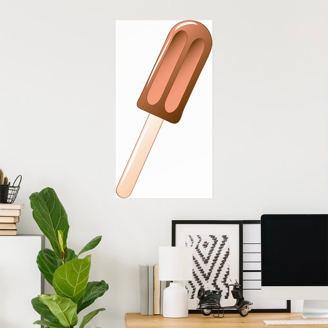 Choklad Popsicle Ice Cream Pub Poster (Skapare uppladdad)