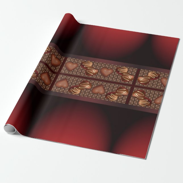 Choklad Presentpapper (Utrullad)