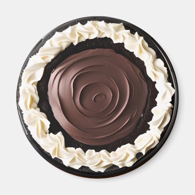 Choklad Pudding Paj-beklädnad Magnet (Framsidan)