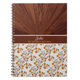 Choklad Satin/Blommor Mina Hemliga Recept Anteckni Anteckningsbok