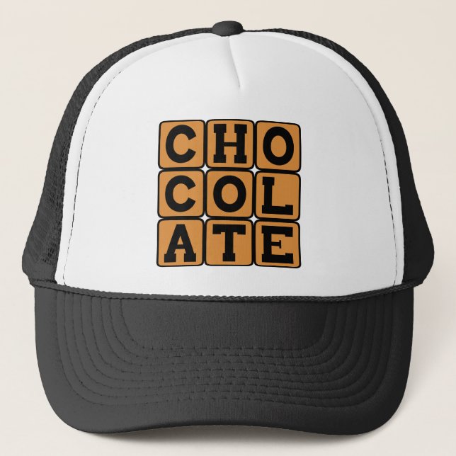 Choklad, Sött Efterrätt Keps (Framsida)